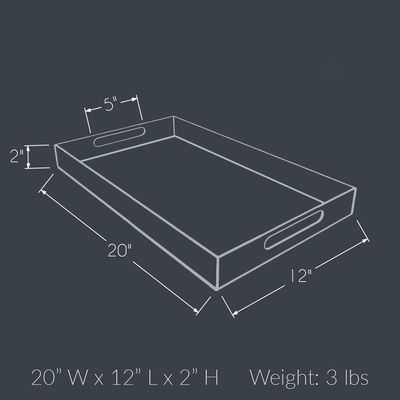 Quadrat-bewegen klarer Lucite-Umhüllungs-Behälter 12x16 Acrylmaterial Schritt für Schritt fort
