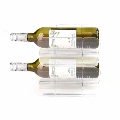 Modulares Acrylplastikwein-Flaschen-Halter-Kühlschrank-Speicher-System