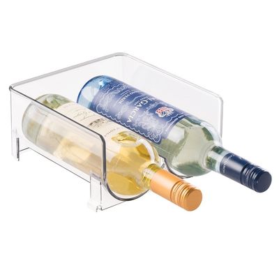 Plastikacrylwein-Flaschen-Halter-Schlagzähigkeit für Küche Countertops stapelbar