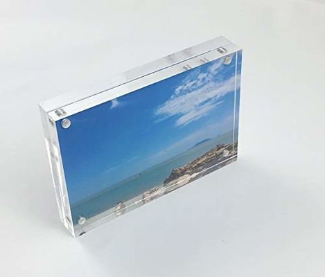 10MM Stärke-Acrylfoto-Sichtfläche, Acrylberg-Rahmen der wand-5x7