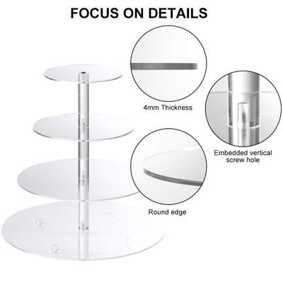DONUT-Wand-Stand Soem-ODM 3mm 4mm 5mm 8mm Acryl