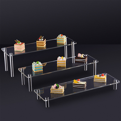 Acrylpartei-Hochzeits-Geburtstags-Kuchen-Nachtisch-Ausstellungsstand mit 8 Reihen