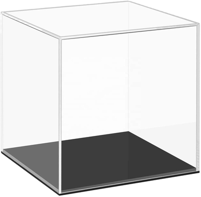 Bauen Sie Würfel-offenen Acryleinkommen-staubdichten Schutz für Action-Figur-Spielwaren zusammen